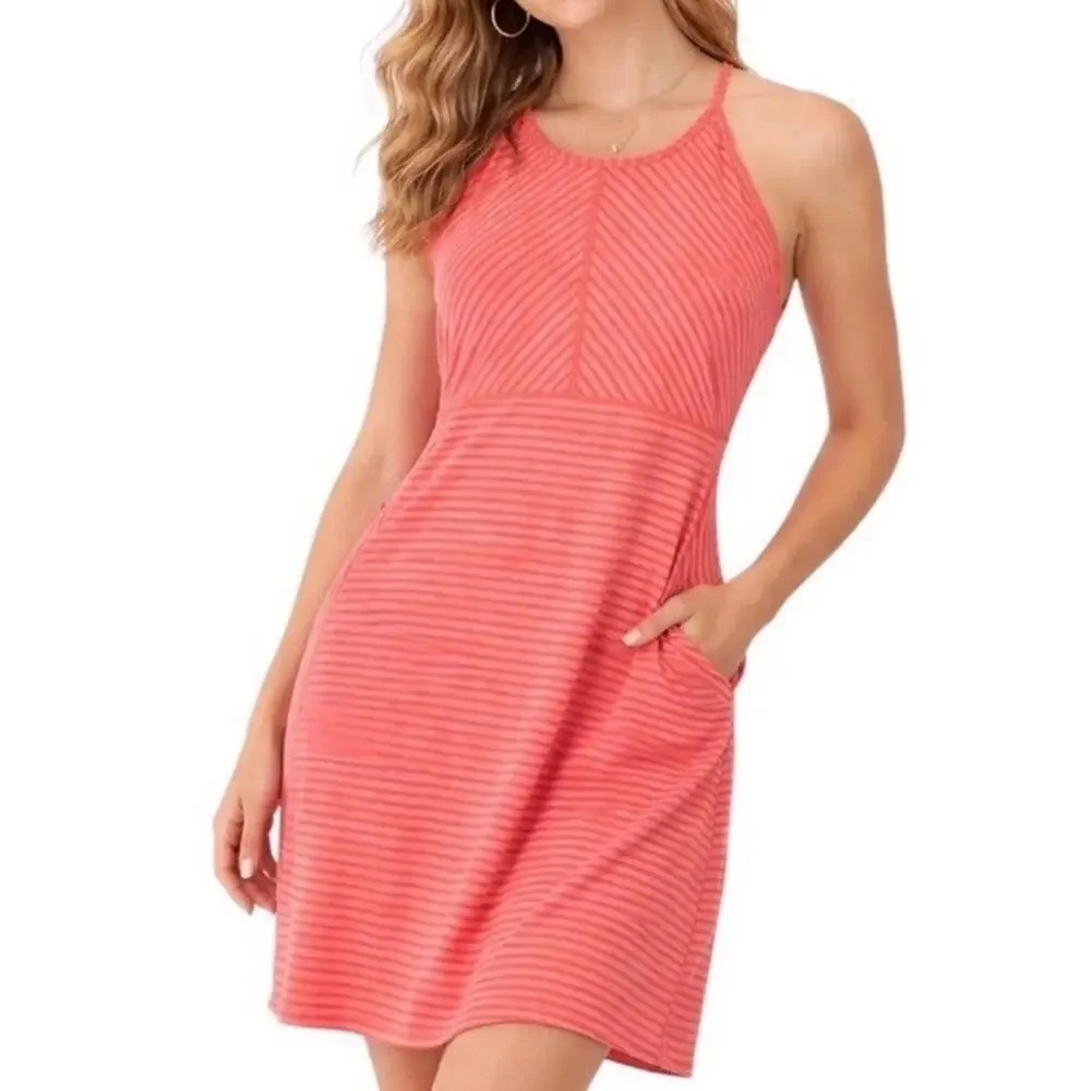Title nine vibrant coral